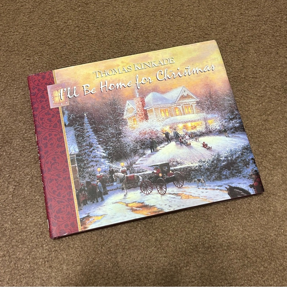 Thomas Kincaid Christmas Book Coffee Table Picture Book